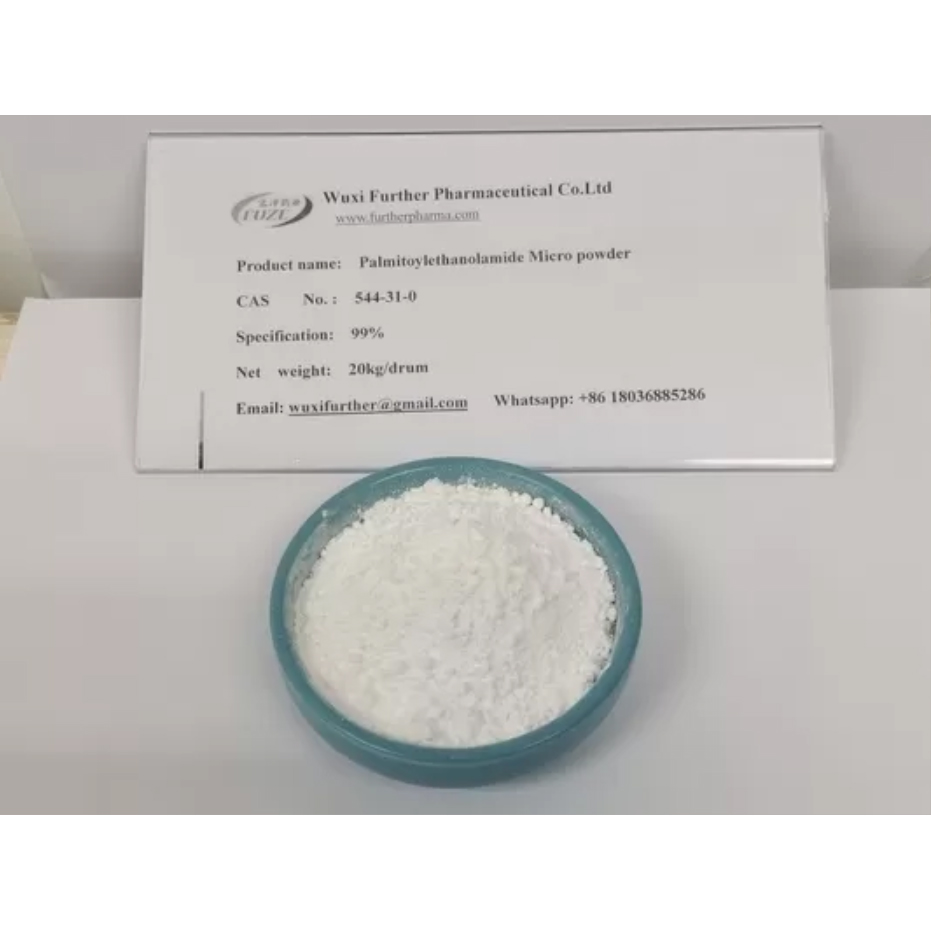Ultramikronisiertes Palmitoylethanolamidpulver PEA 544-31-0 Reduziert Schmerzen Entzündungshemmend I